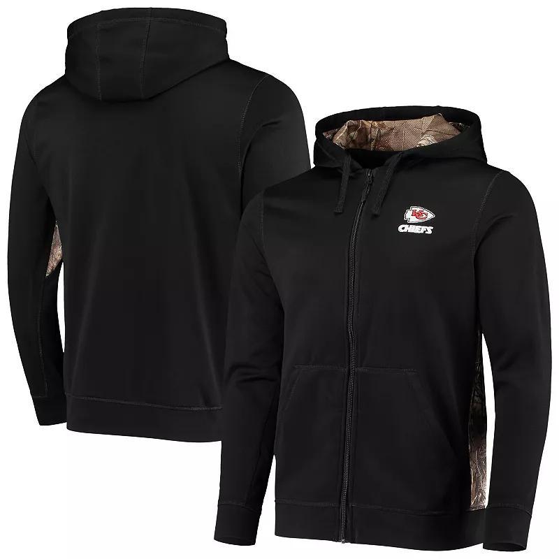 Men's Dunbrooke Black/Realtree Camo Kansas City Chiefs Decoy Tech Fleece Full-Zip Hoodie,  Product Image