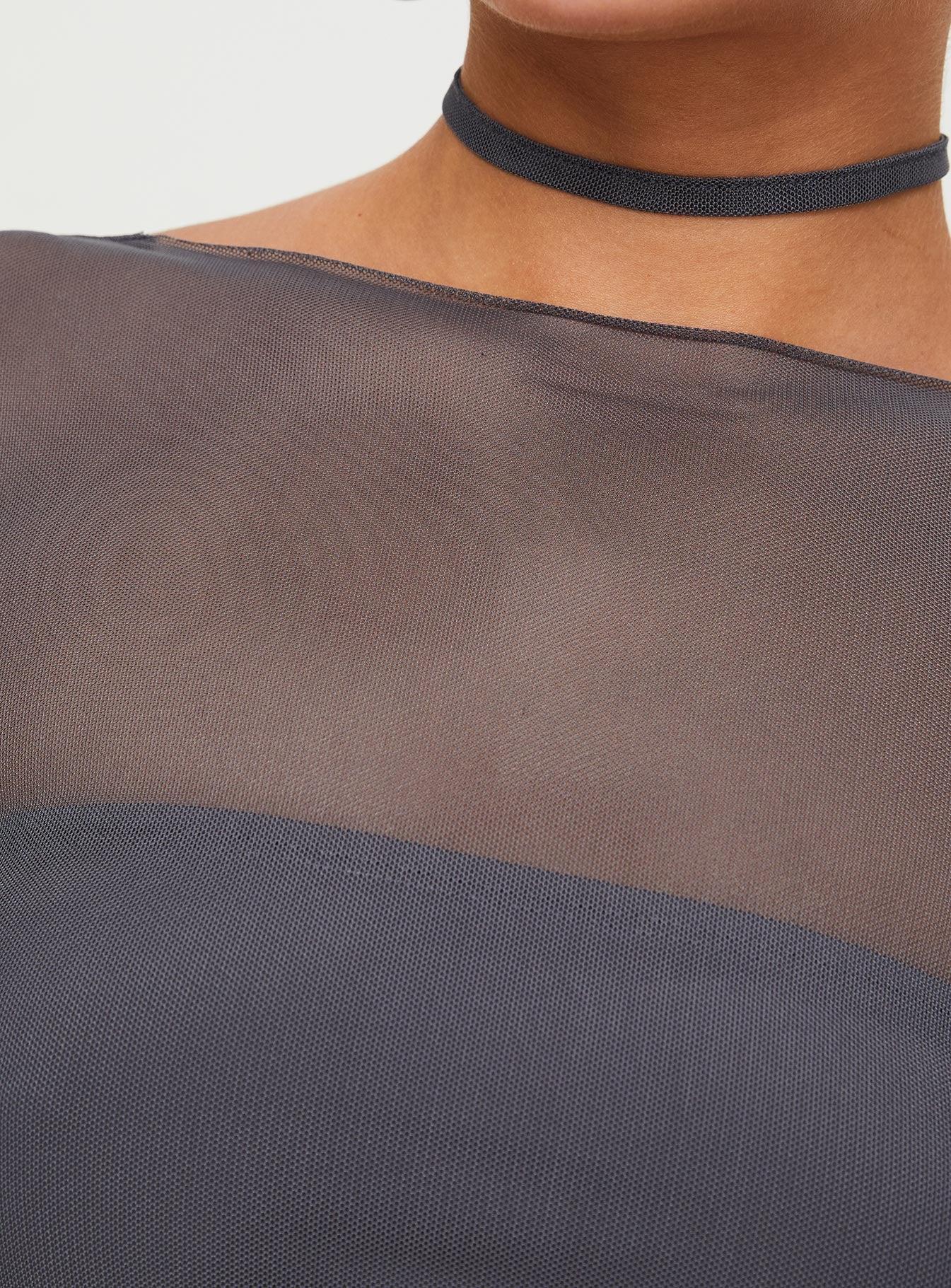 Marier Long Sleeve Top Slate Product Image