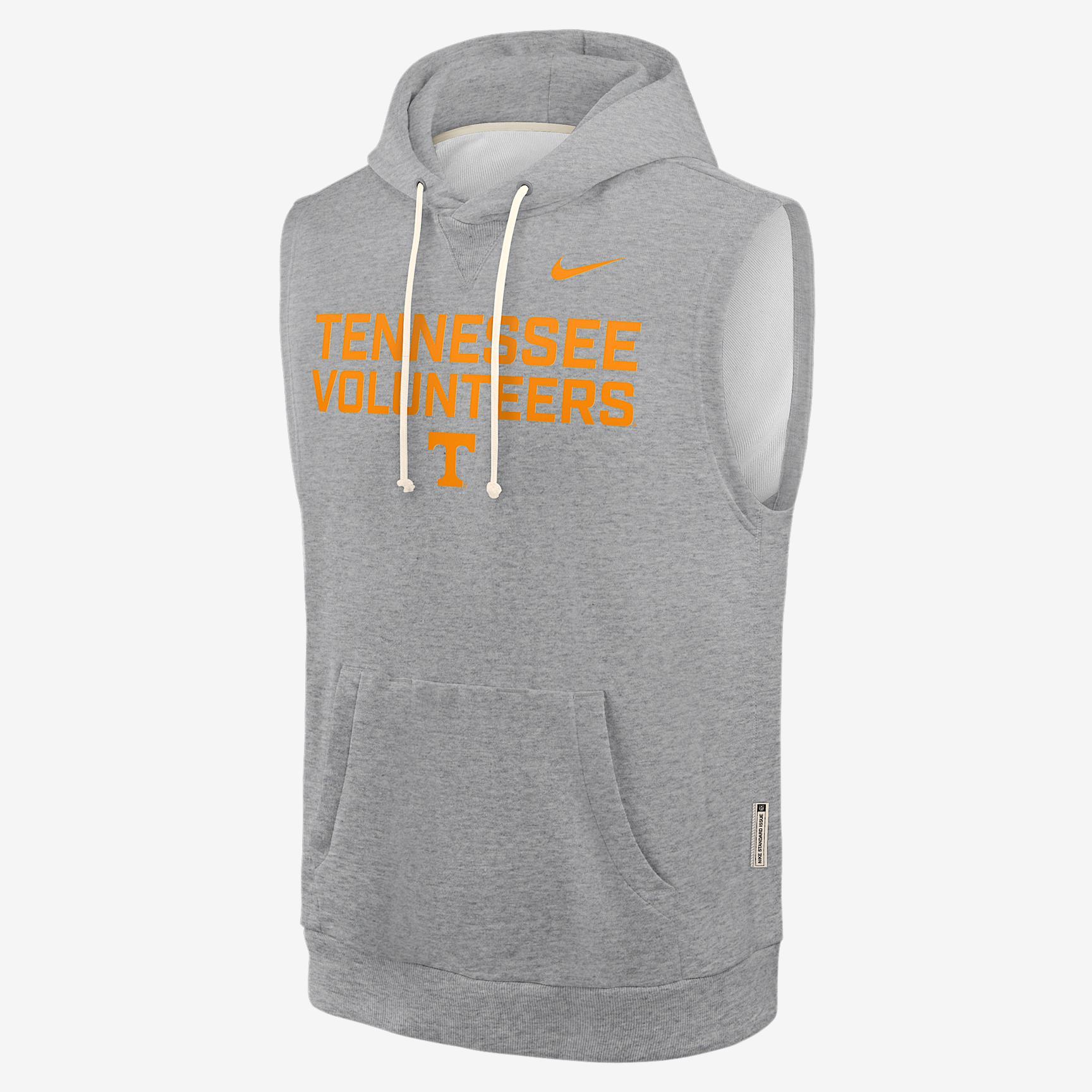 Tennessee Sideline Nike Men's Dri-FIT College Sleeveless Pullover Hoodie Product Image