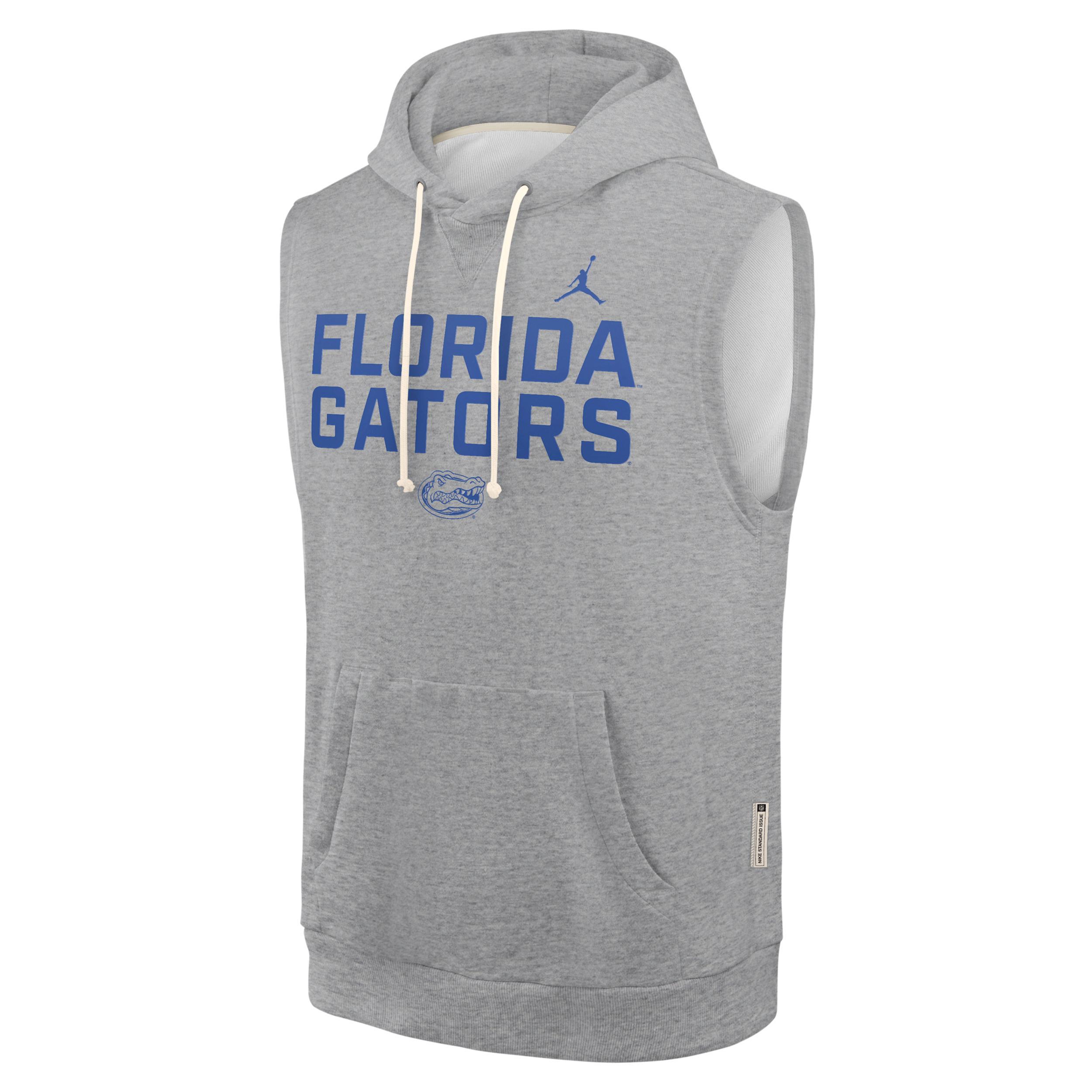 Men's Florida Sideline Jordan Brand Dri-FIT College Sleeveless Pullover Hoodie Product Image