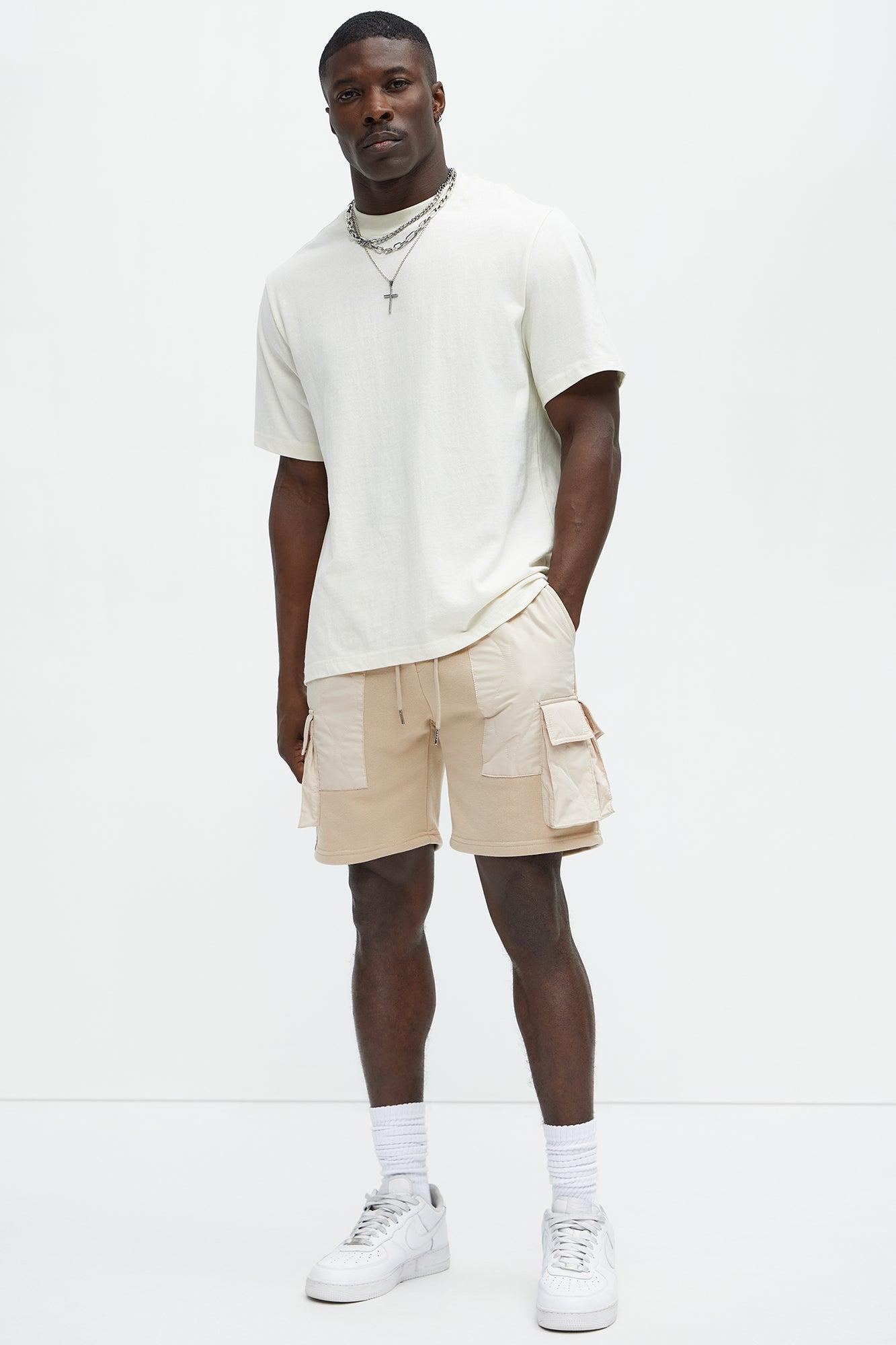 Trail Cargo Sweatshort - Khaki Product Image