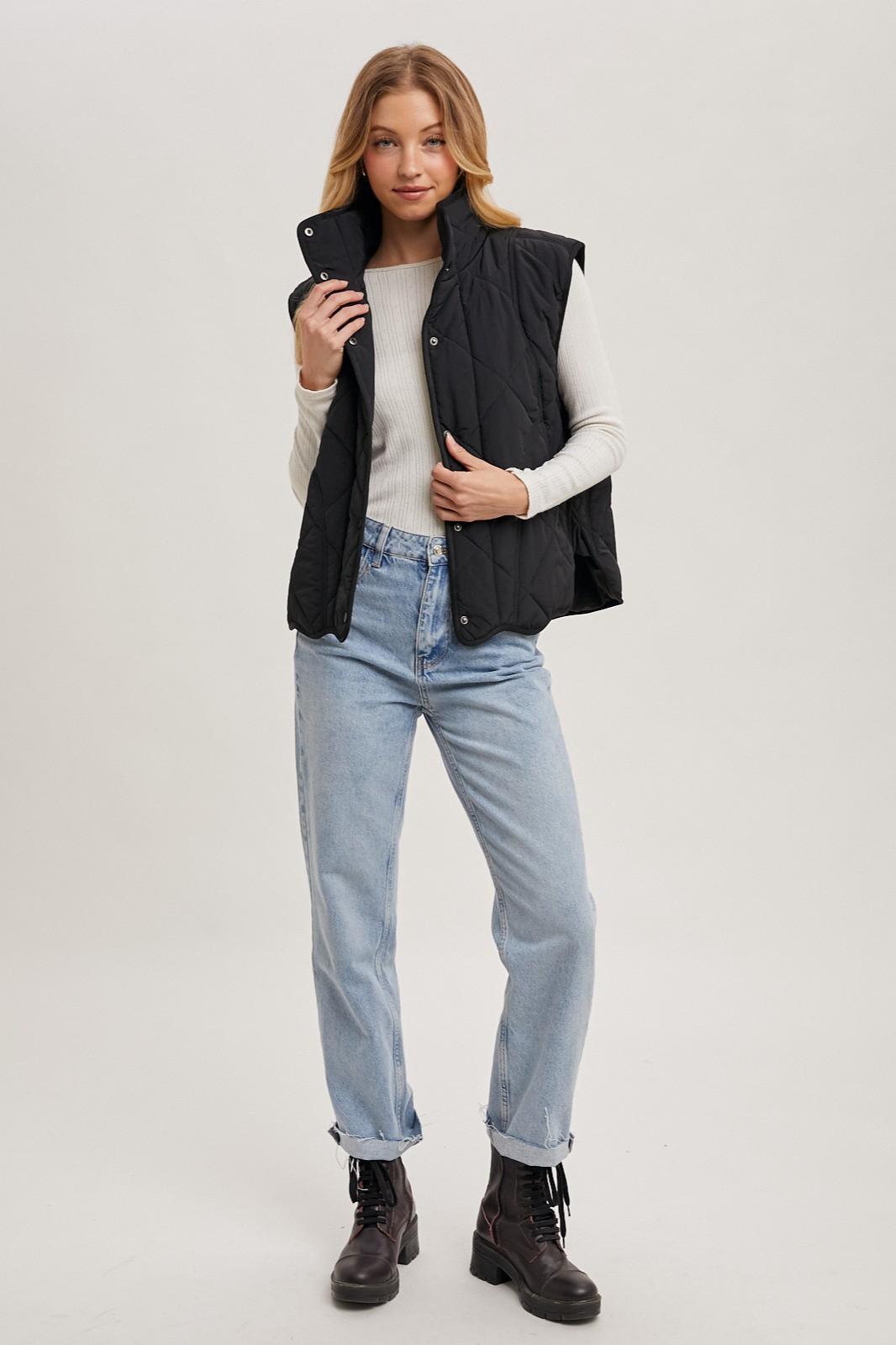 Quilted Puffer Vest Product Image