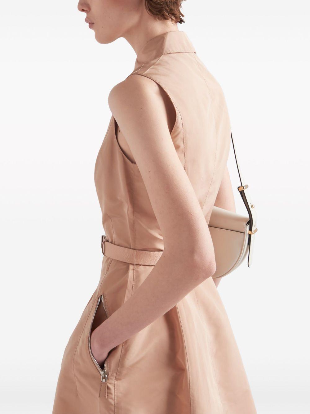 belted-waist midi dress Product Image