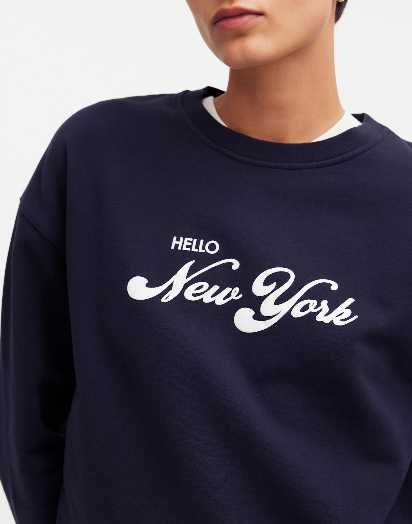 KULE Oversized Hello New York Sweatshirt Product Image