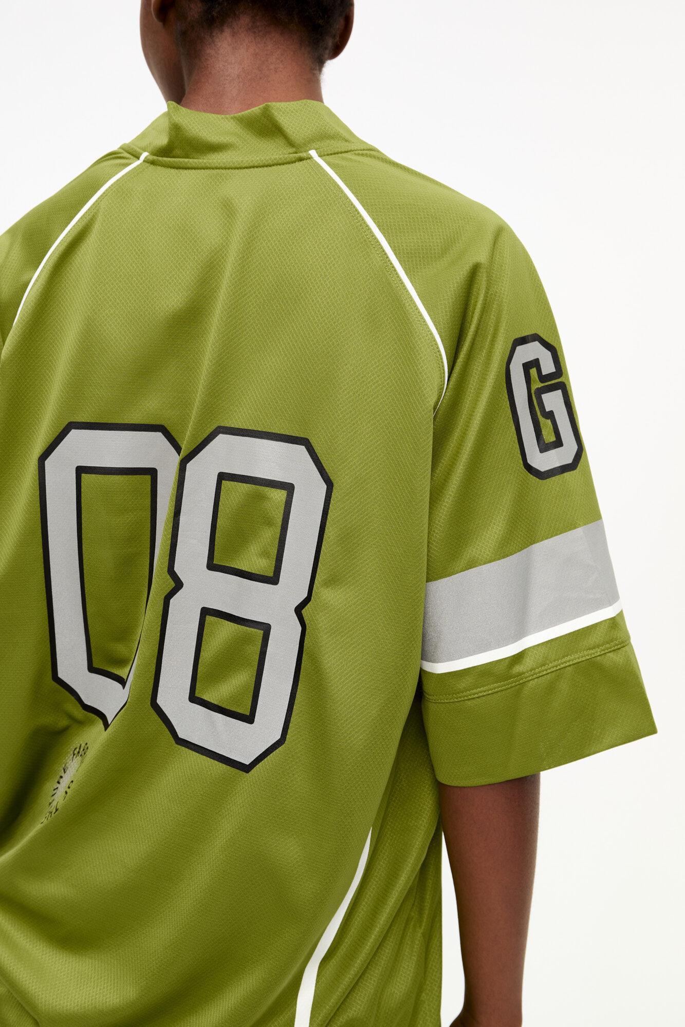 Green Future Mesh Oversized T-shirt Product Image