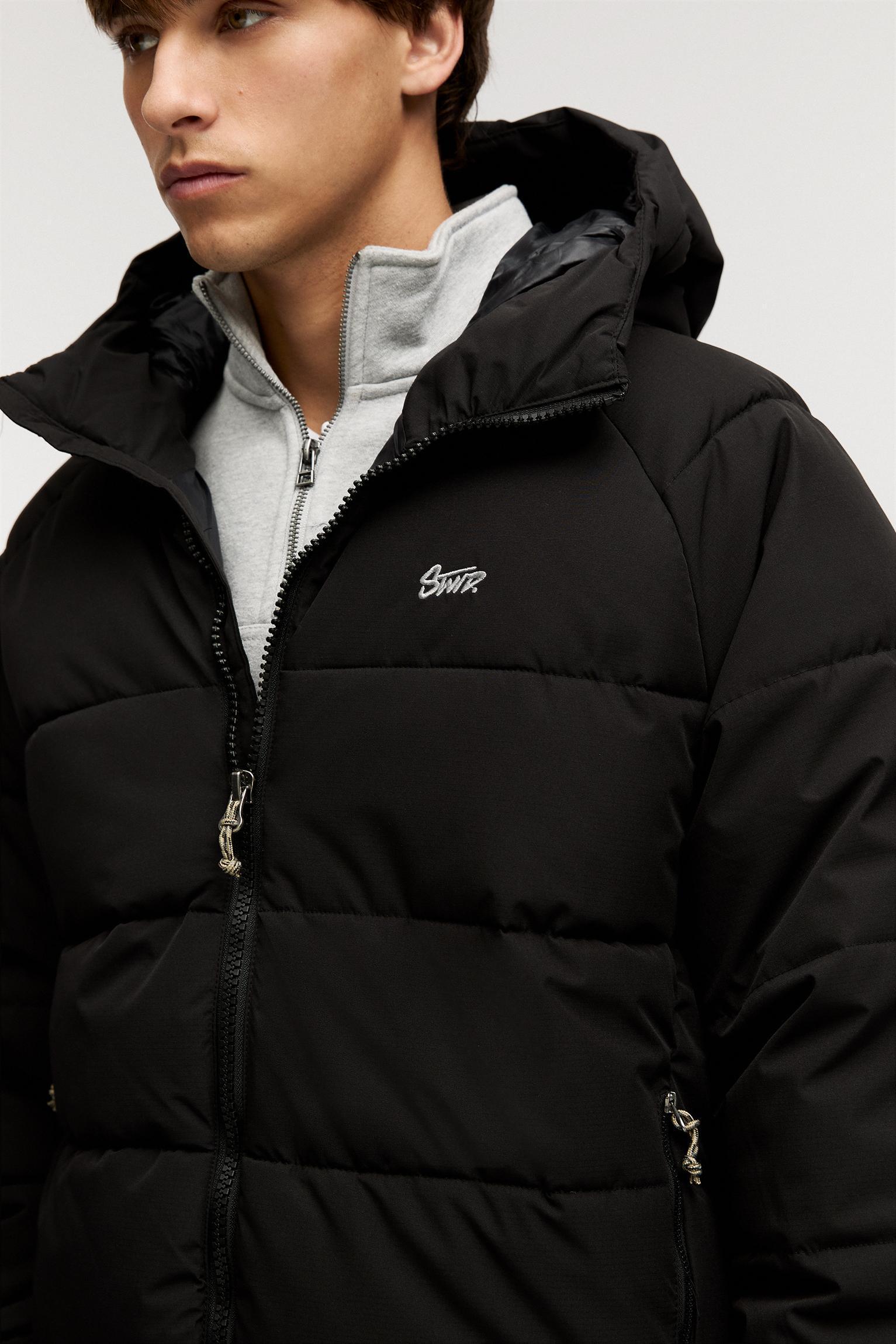 STWD puffer jacket with hood Product Image