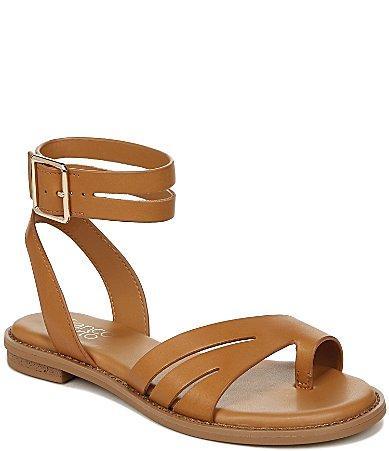 Franco Sarto Womens Greene Toe Loop Ankle Strap Sandals Product Image