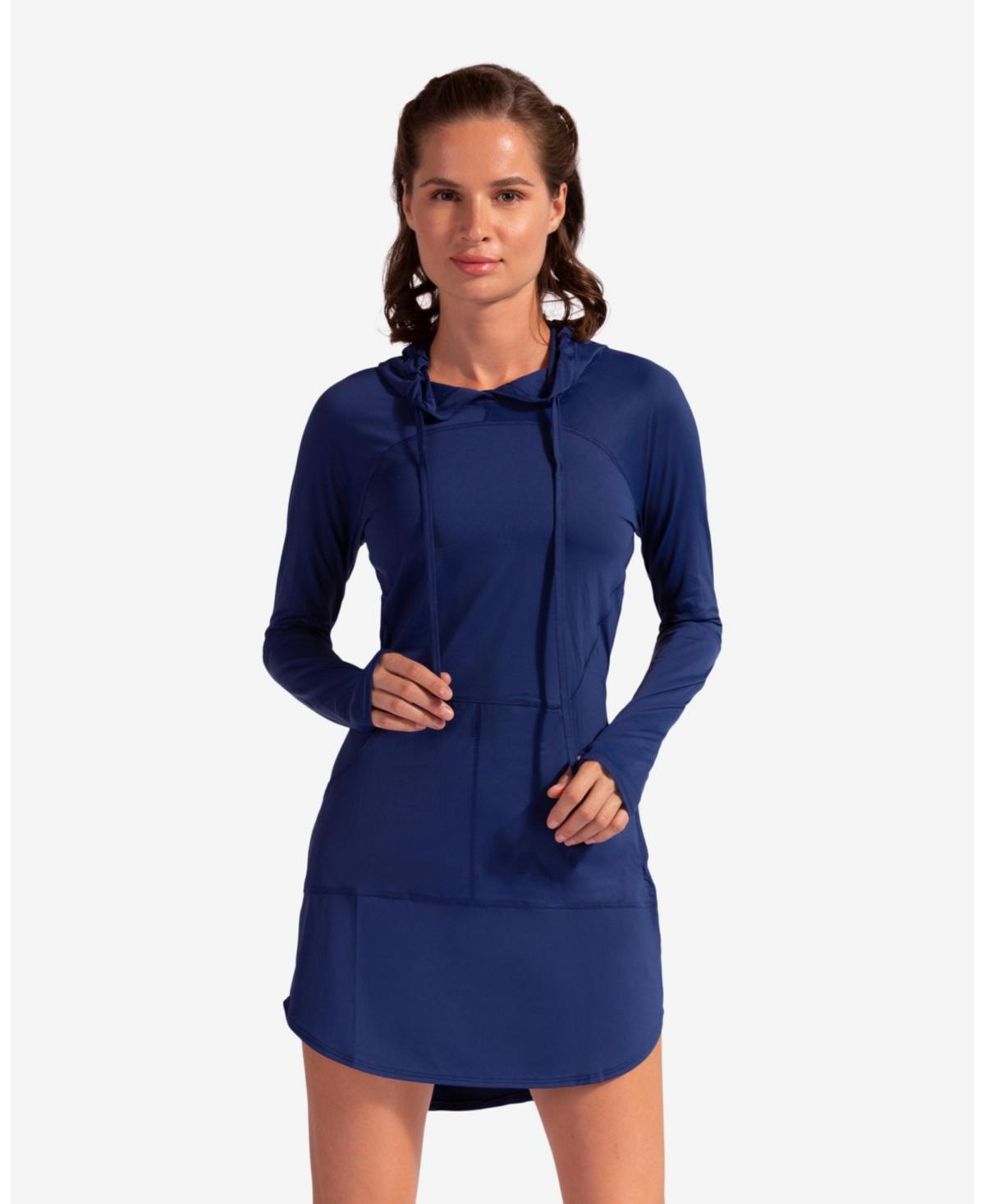 Womens Upf 50+ Sun Protection Hoodie Dress Product Image