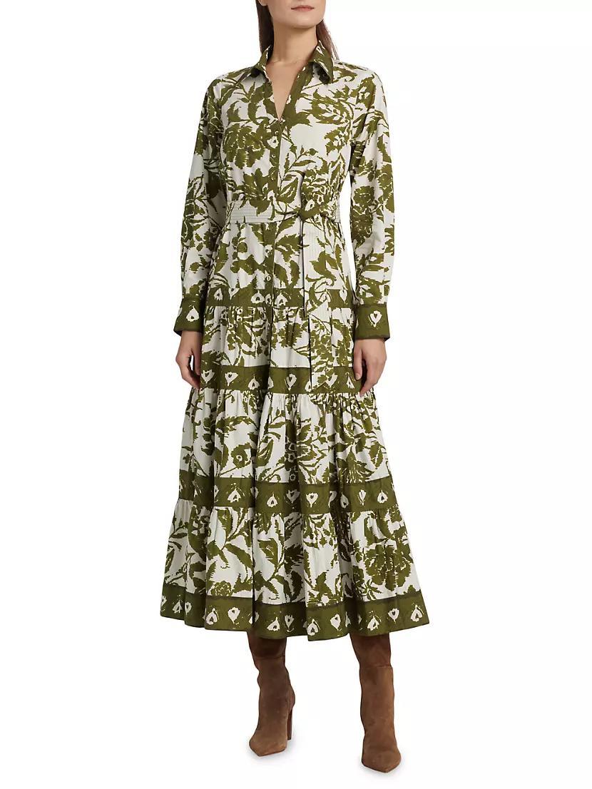 Shelby Floral Cotton Shirtdress Product Image