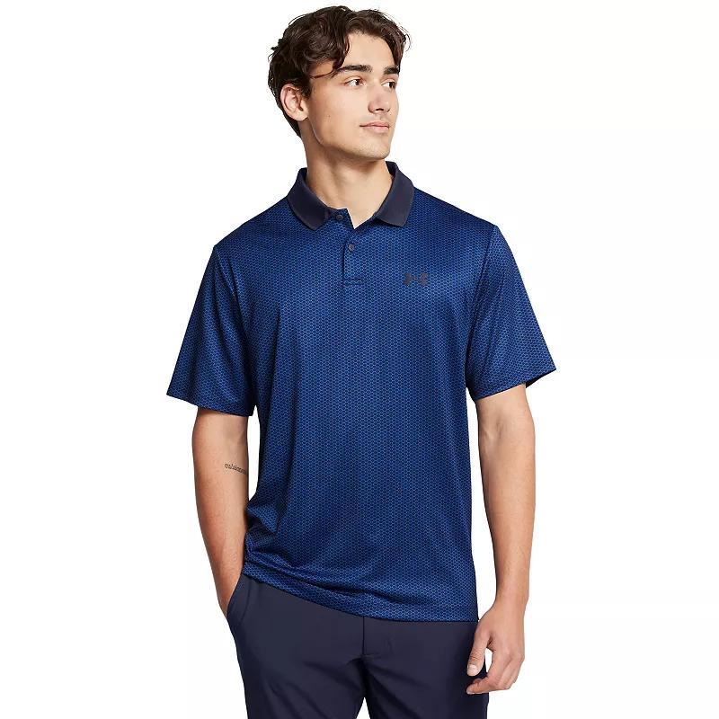 Mens Under Armour Matchplay Printed Polo Product Image