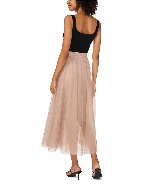 Vince Camuto Tulle Tie Front A-Line Skirt Product Image