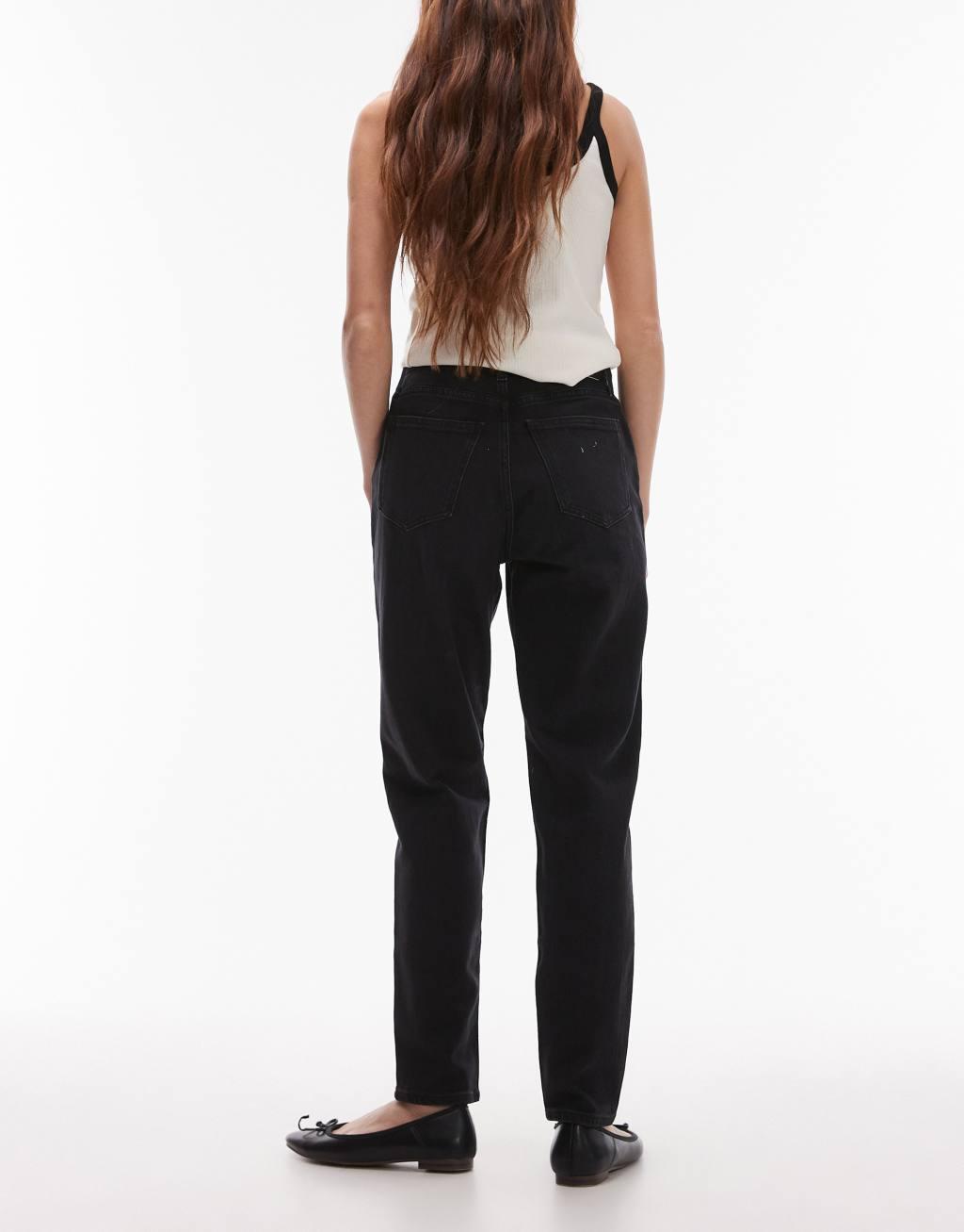 Calvin Klein Jeans mom jeans in black Product Image