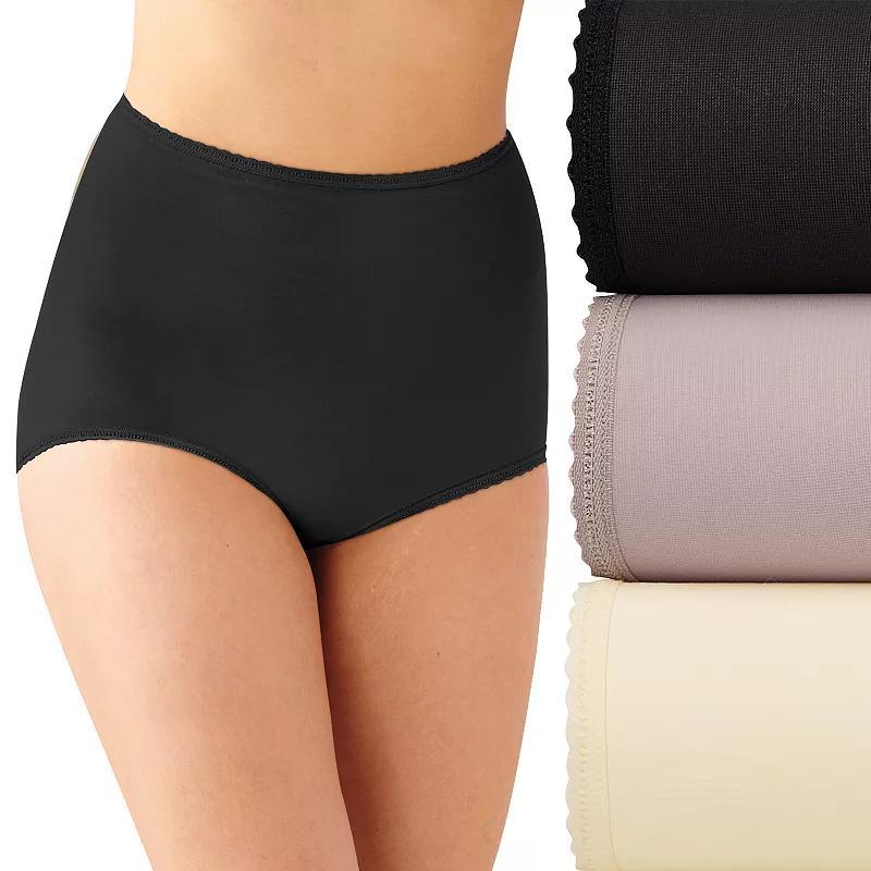 Bali Skimp Skamp 3-Pack Brief Underwear DFA633, Womens Product Image