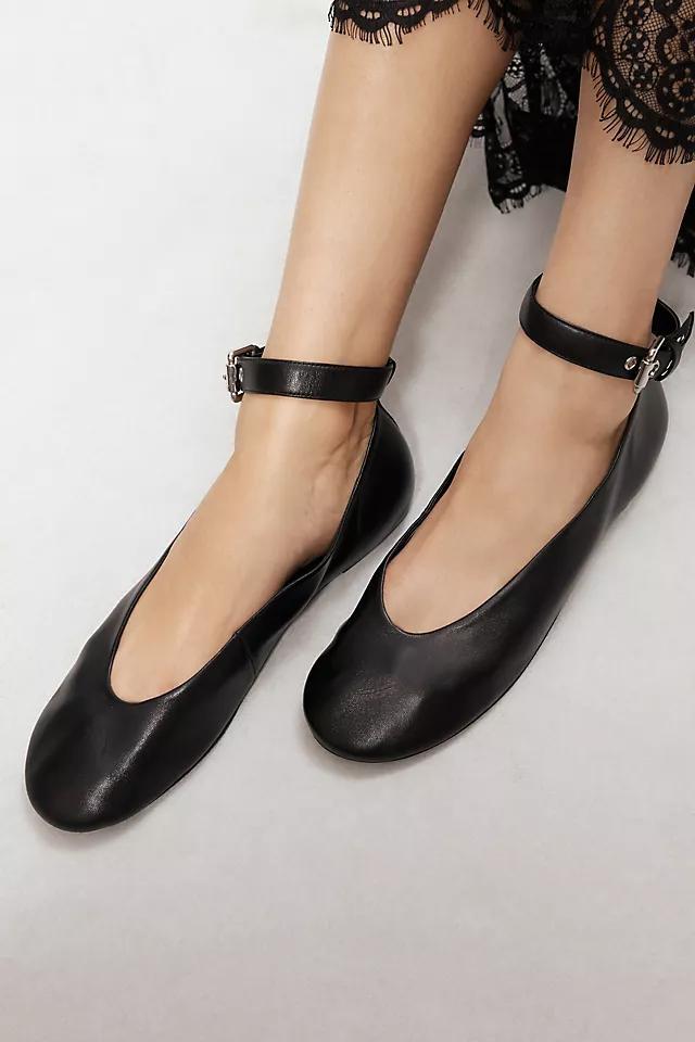 By Anthropologie Ankle-Strap Flats Product Image