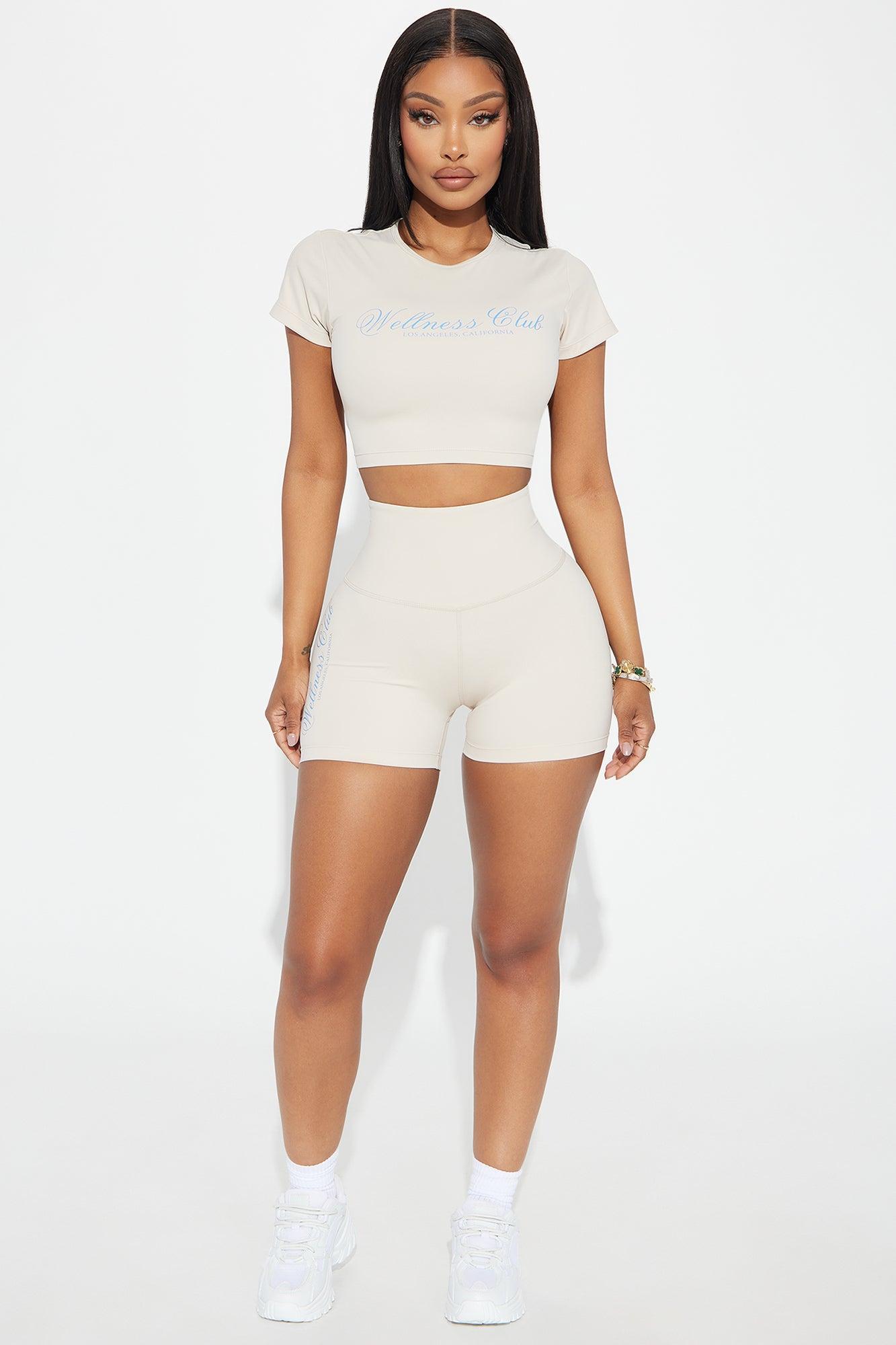 Wellness Club Active Top - Taupe Product Image