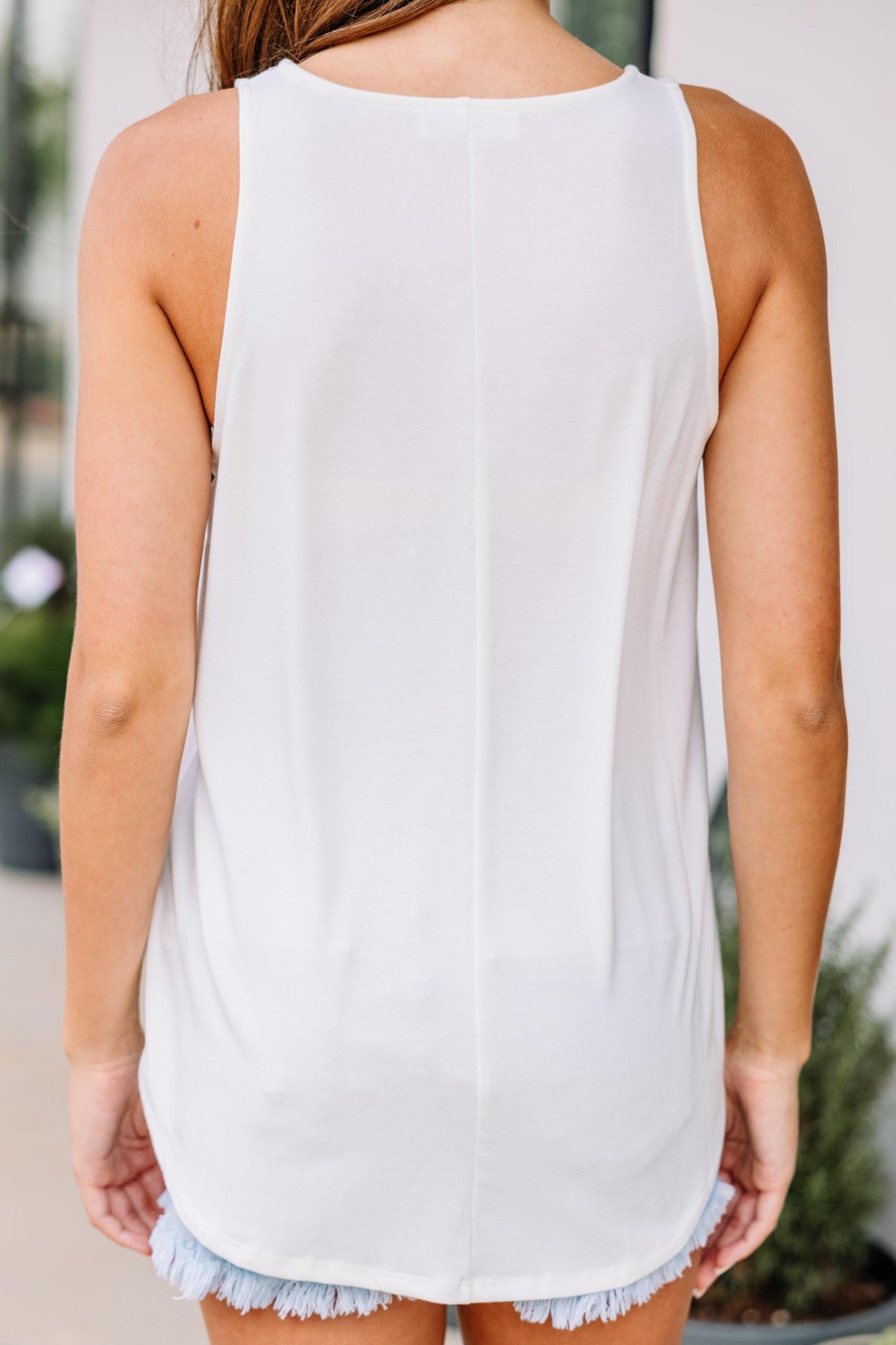 Do What You Do Ivory White Tank Female Product Image