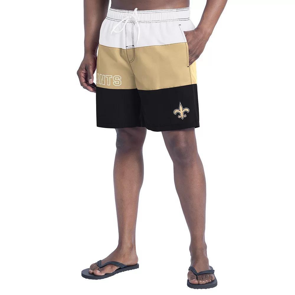 Mens G-III Sports by Carl Banks Royal/Gray Indianapolis Colts Sunrise Volley Swim Shorts Product Image
