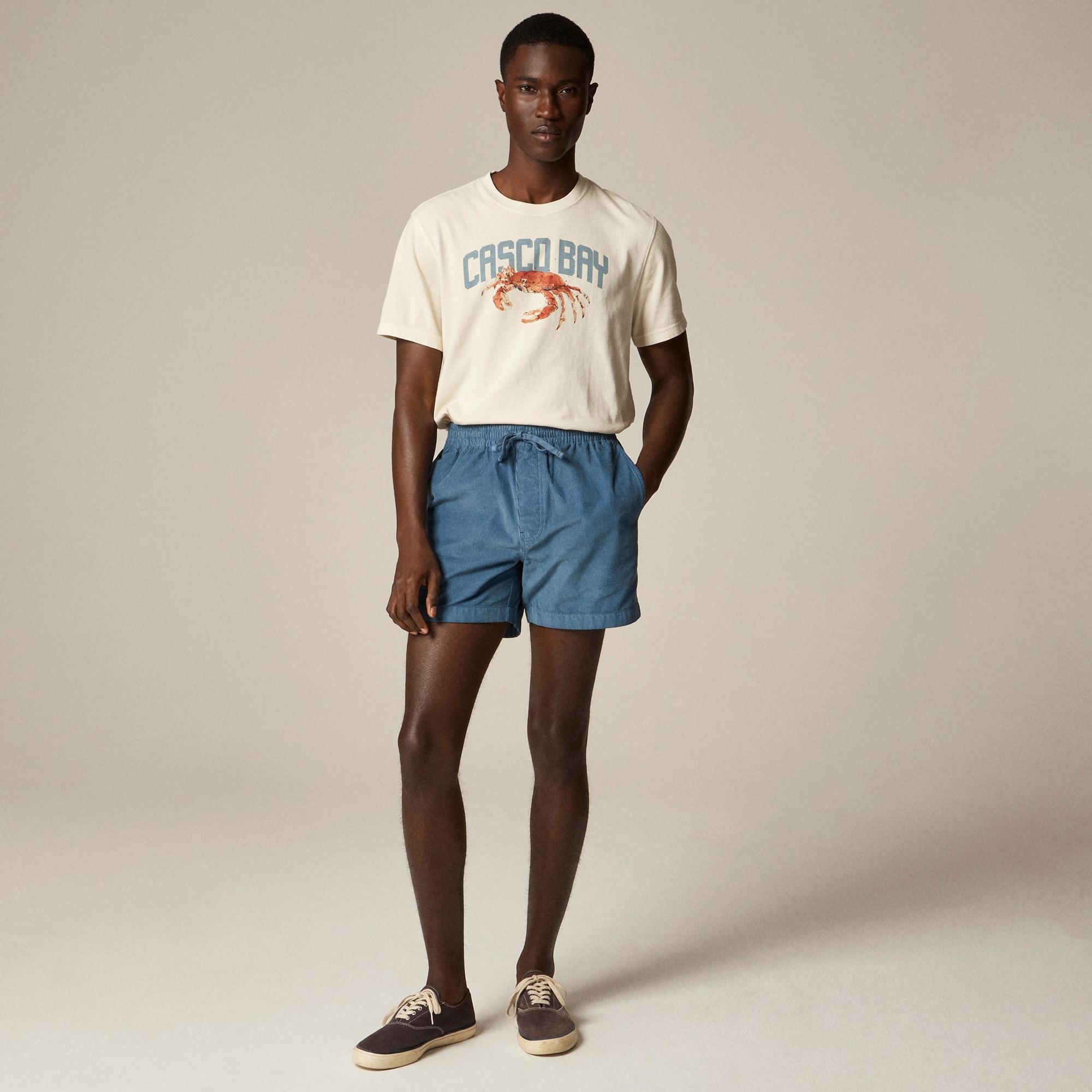 Everyday drawstring short in corduroy Product Image
