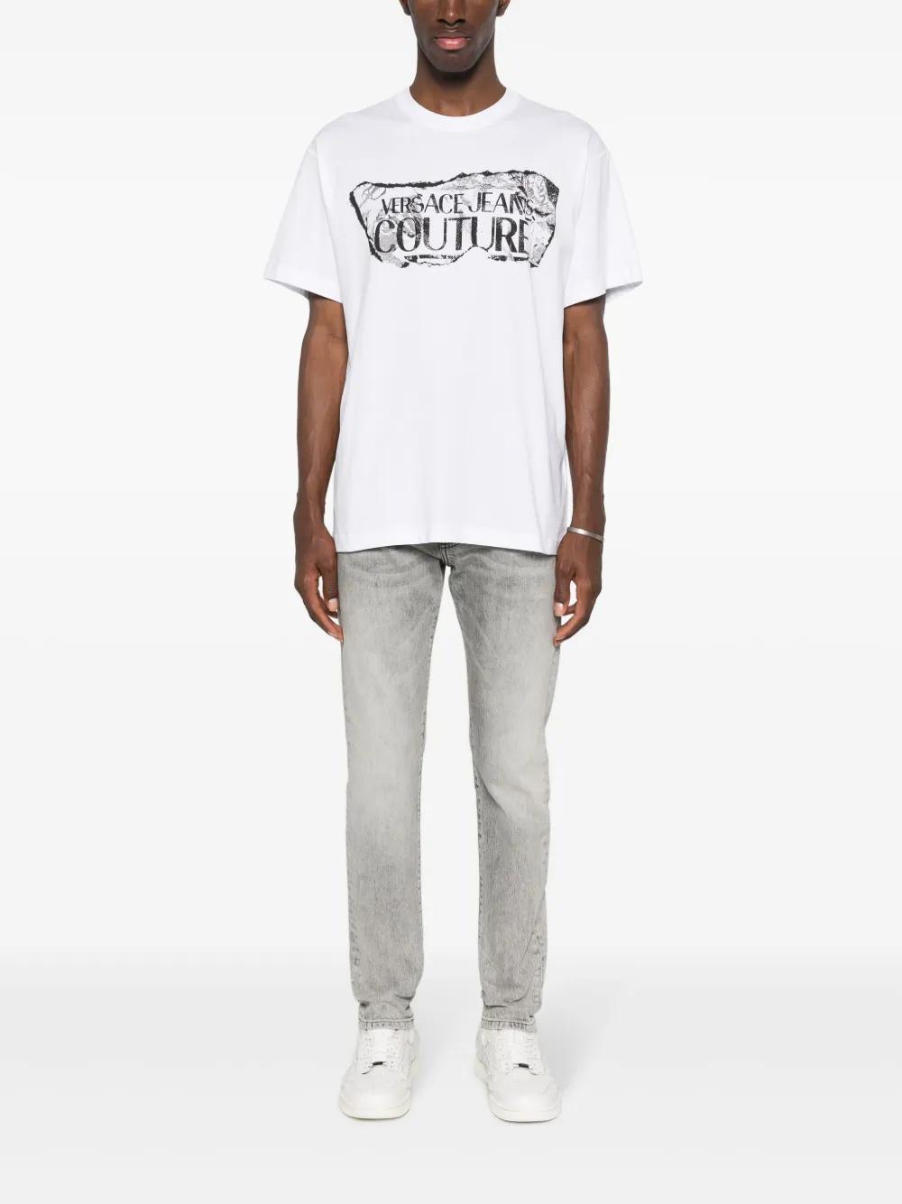 logo-print cotton T-shirt Product Image