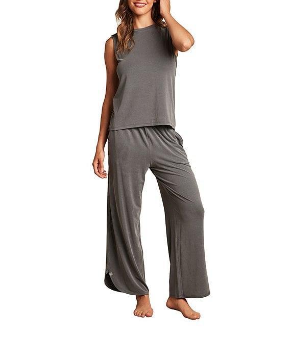 Barefoot Dreams Sand Washed Jersey Tank & Pant Coordinating Lounge Set Product Image