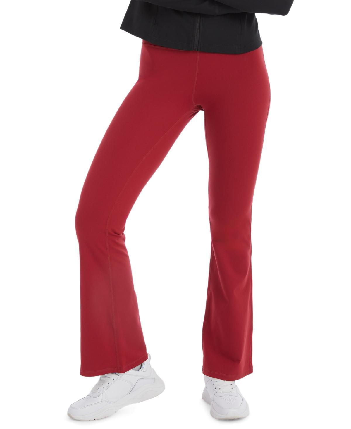 Womens Champion Soft Touch Flare Leggings, Anti Odor, C Logo, 31.5 Ebony Heather L Product Image