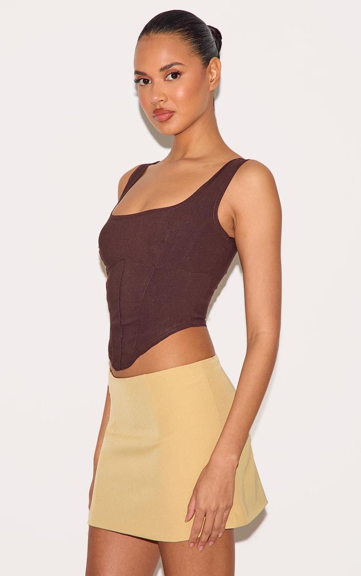 Butterscotch Woven A Line Mini Skirt Product Image
