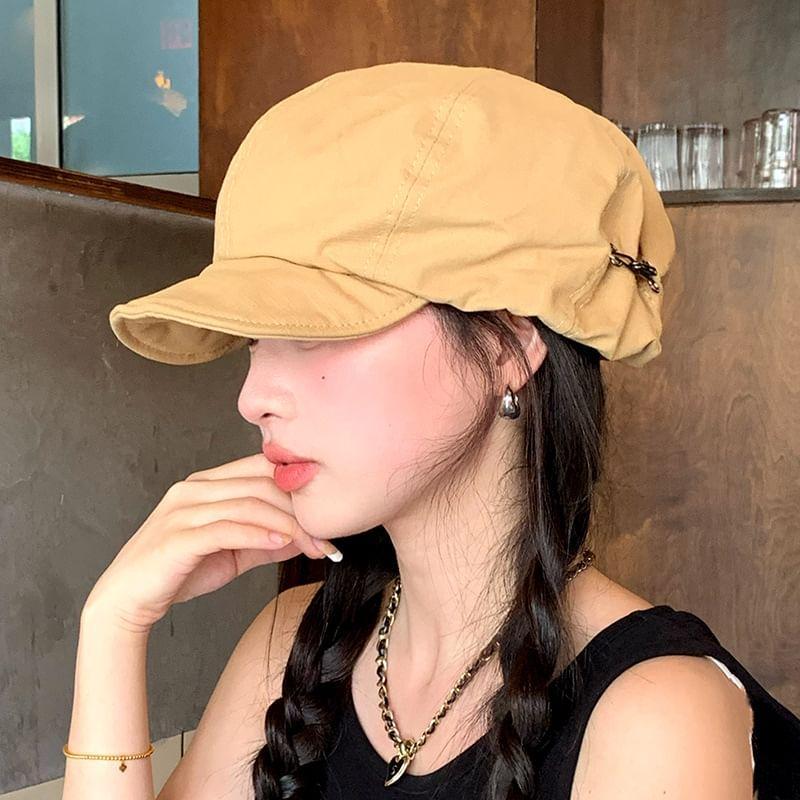 Plain Newsboy Hat Product Image