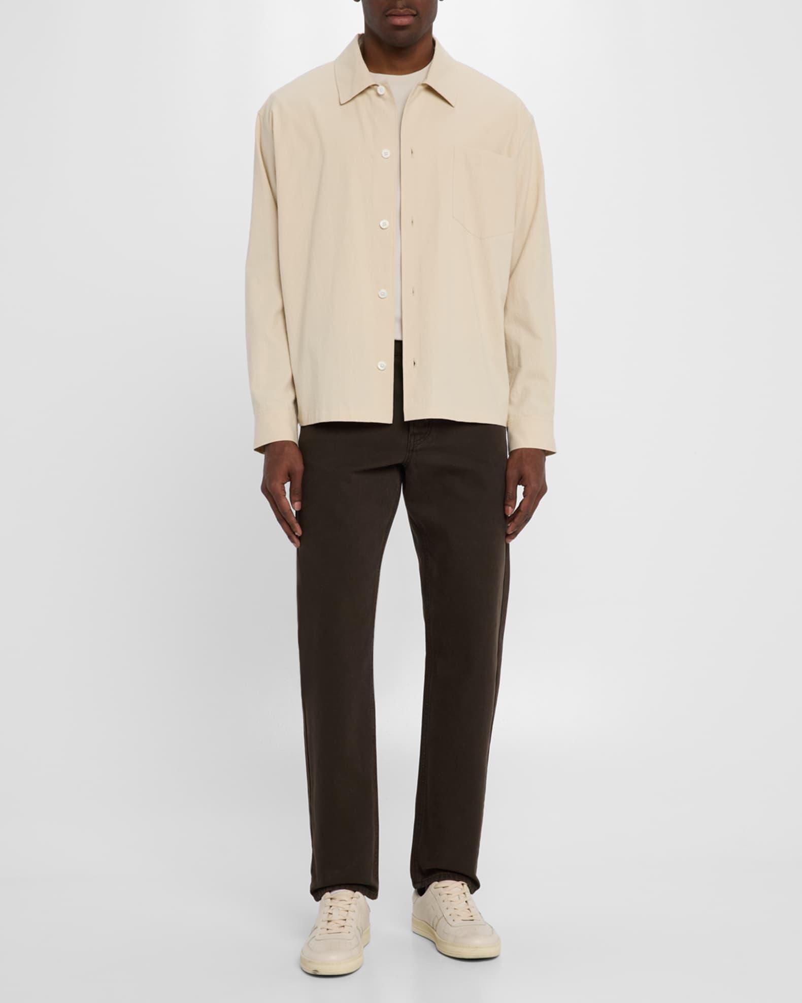 Men's Seersucker Button-Down Shirt Product Image