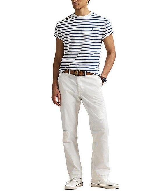 Polo Ralph Lauren Classic Fit Striped Jersey Short Sleeve T-Shirt Product Image