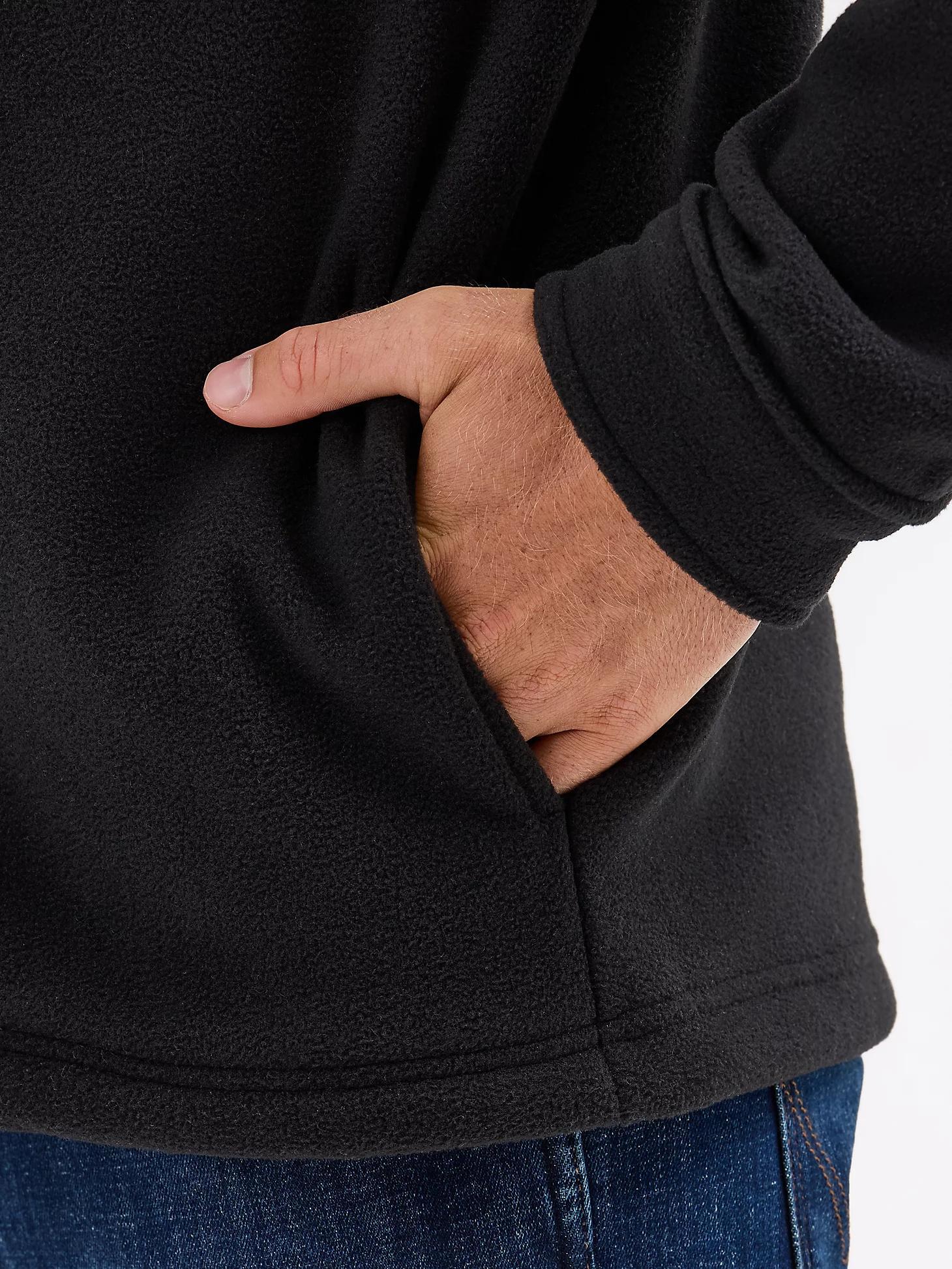 Men's Wrangler Collegiate Fleece Western Snap Jacket | Men's JACKETS & OUTERWEAR | Wrangler® Product Image