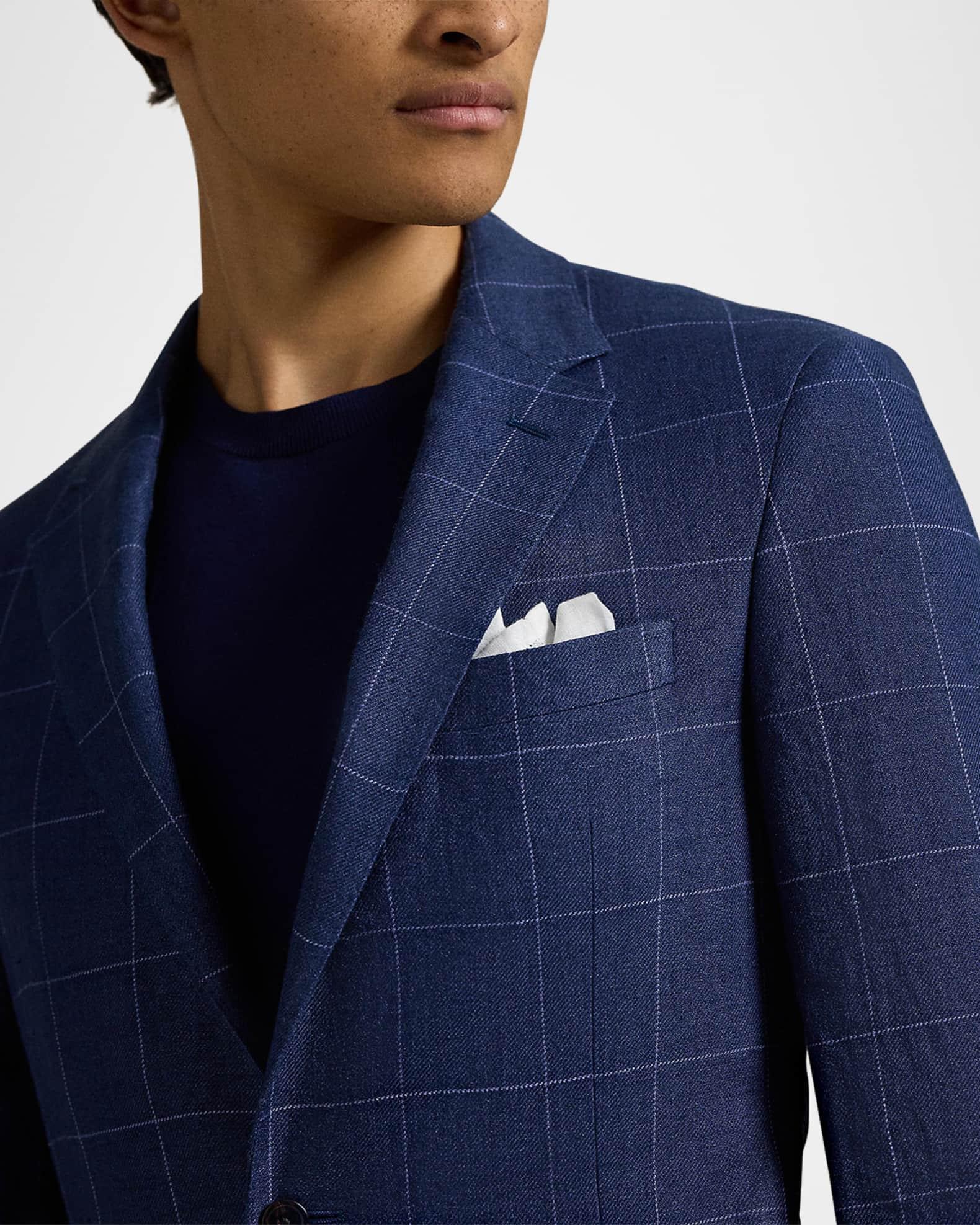 Men's Tailored Windowpane Sport Coat Product Image