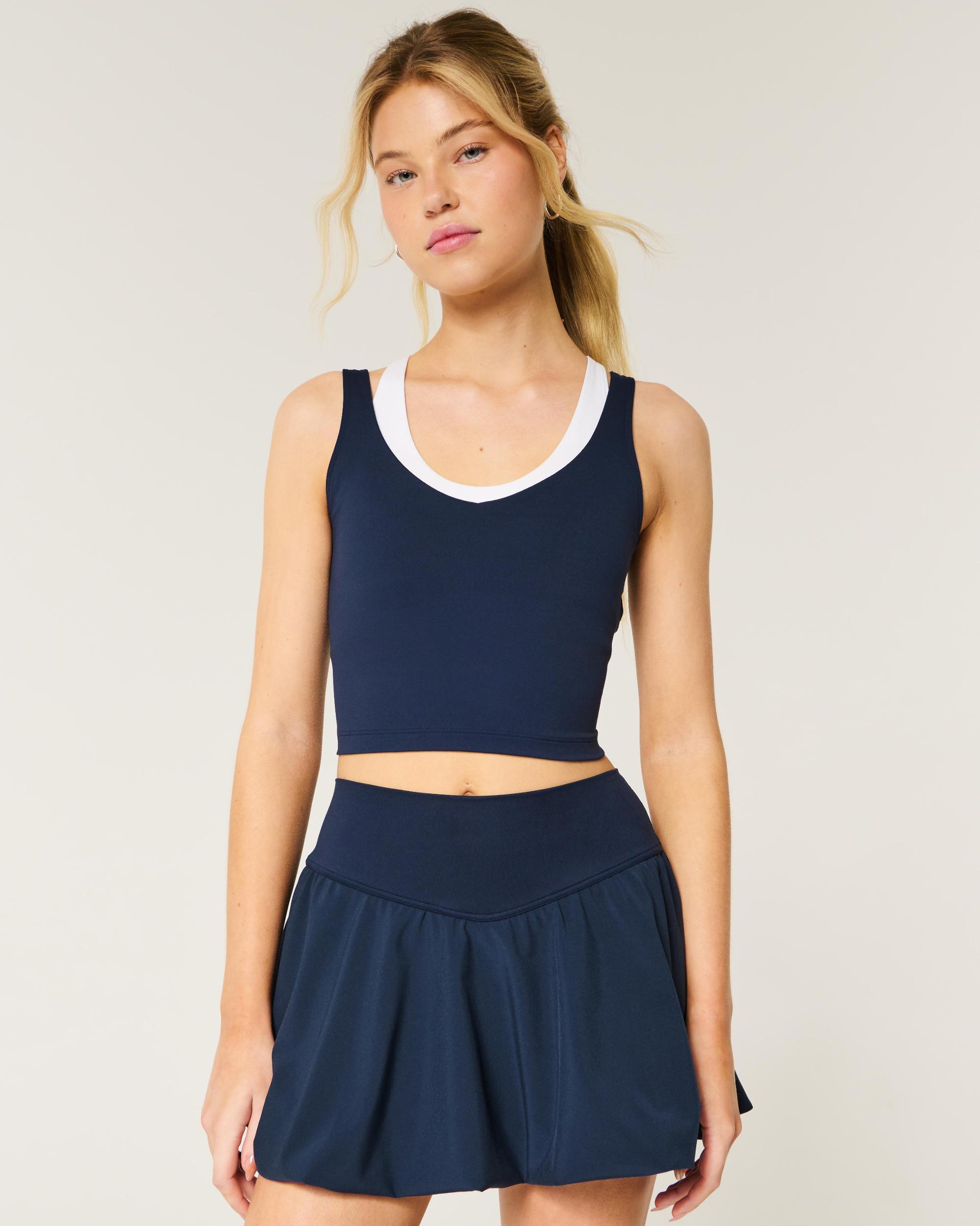 Gilly Hicks Active Boost Layered Plunge Tank Product Image