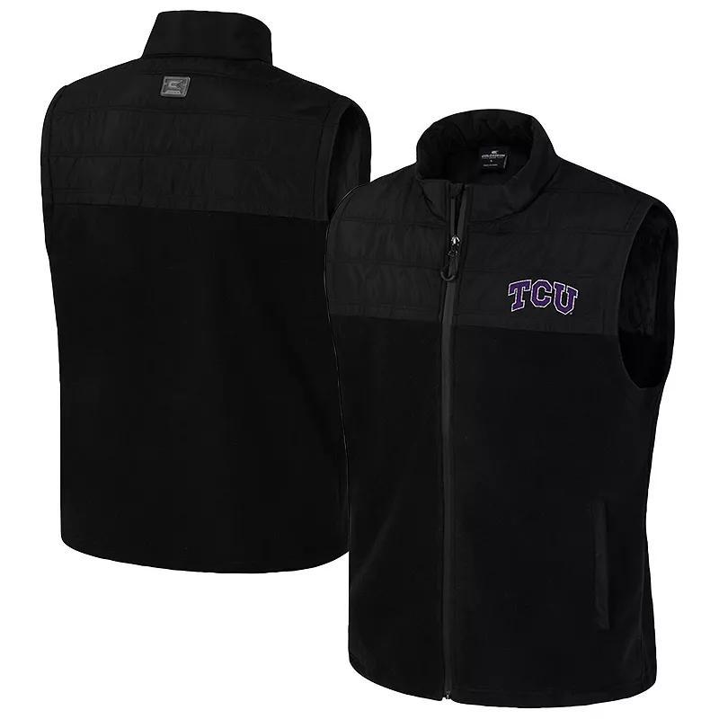 Men's Colosseum Black Air Force Falcons Block The Sun Full-Zip Vest,  Product Image