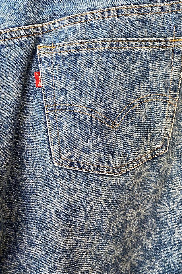 1980s Levis 501 Reworked Flower Print Jeans Selected By Ritual Vintage Product Image