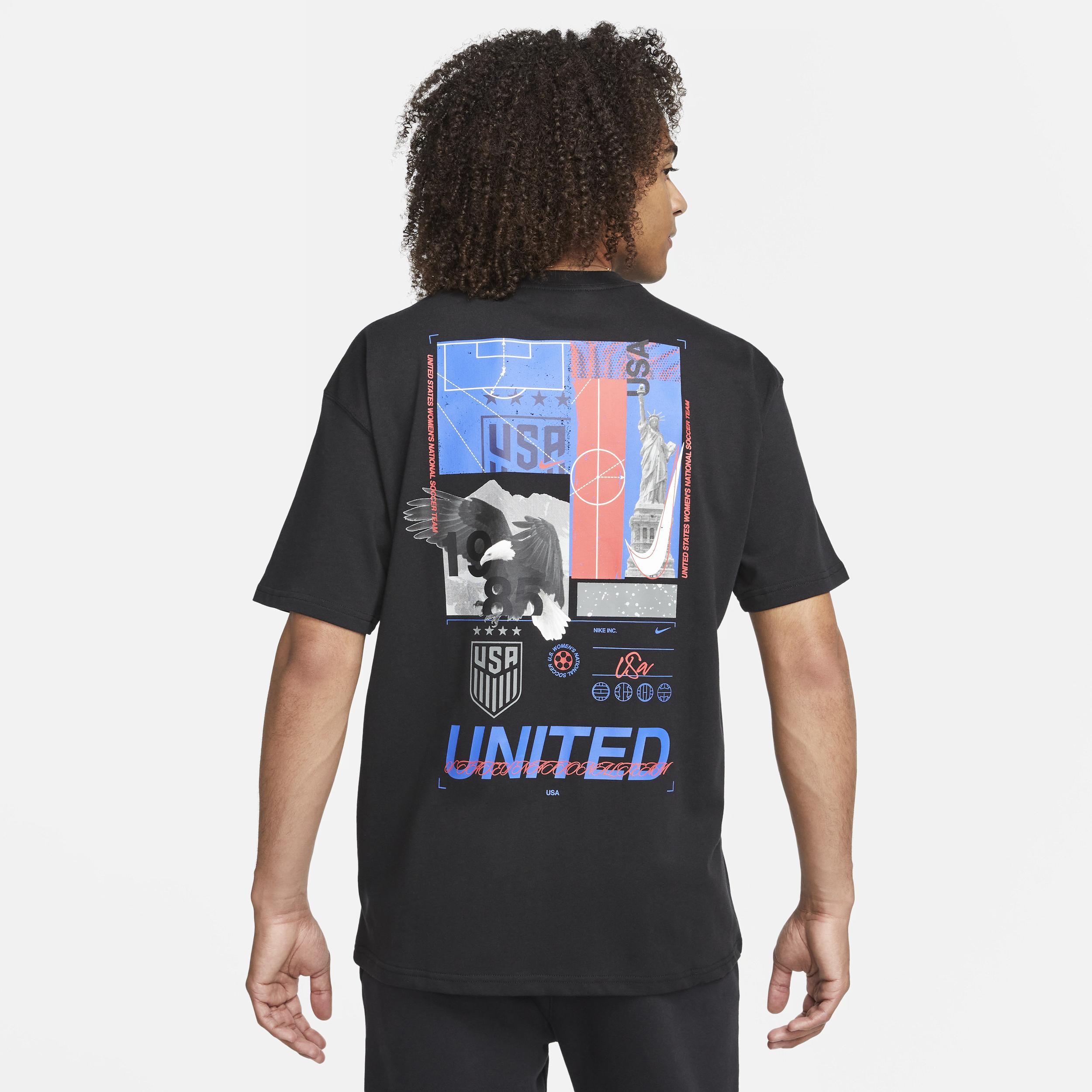 Mens Nike Black Uswnt Original MAX90T-shirt Product Image