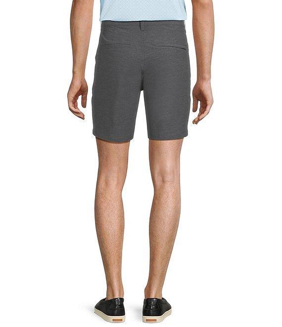 Roundtree & Yorke 7#double; Flat Front Performance Solid Texture Shorts Product Image