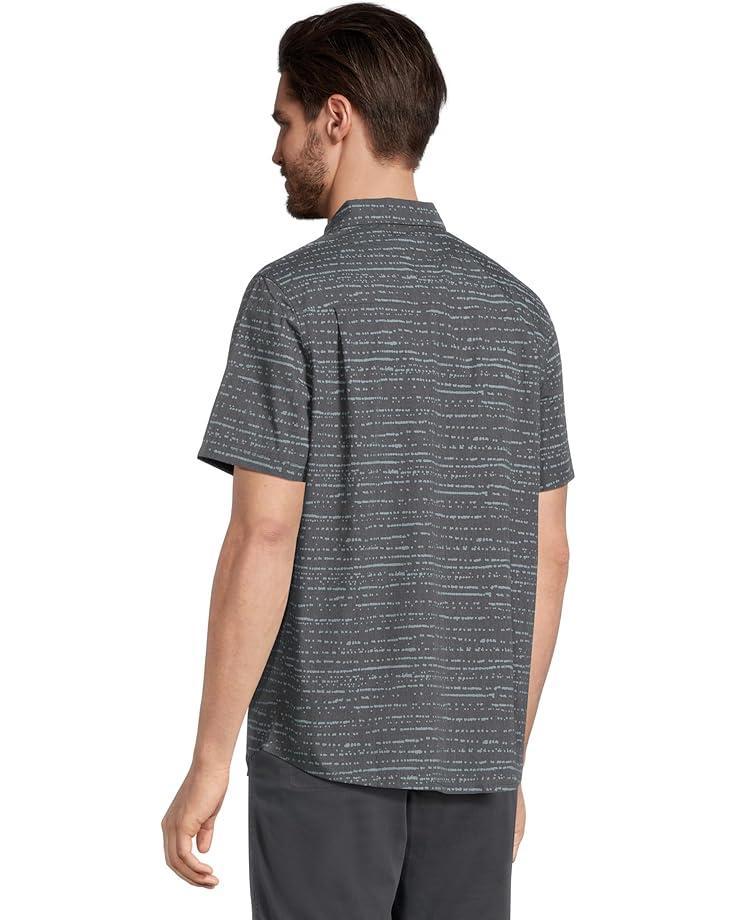 Comfort Stretch Performance Shirt, Short Sleeve, Slightly Fitted, Plaid Product Image