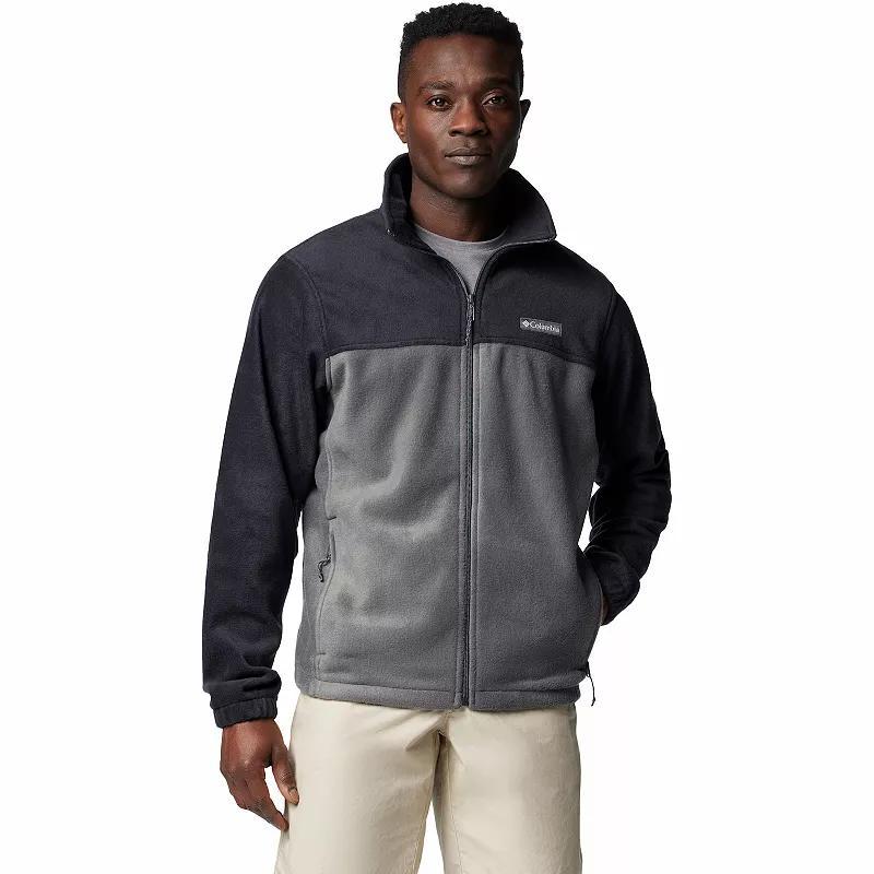 Men's Columbia Steens Mountain™ Full-Zip Fleece Jacket, Size: XXL, Black Grill Product Image