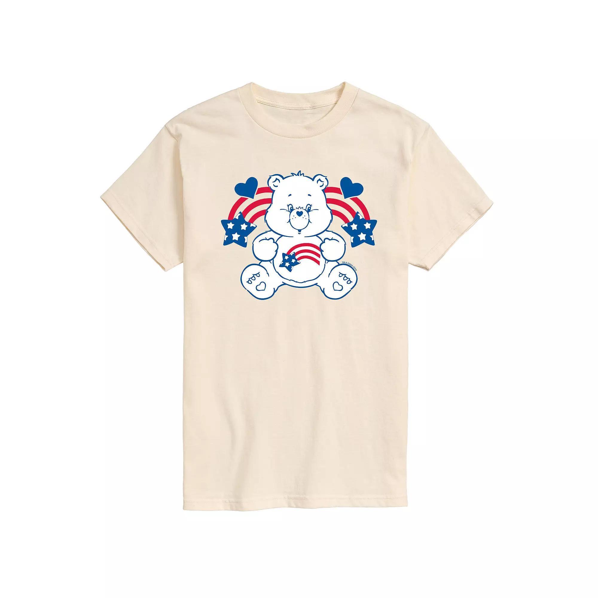 Men's Care Bears America Stars Stripes Graphic Tee,  Product Image