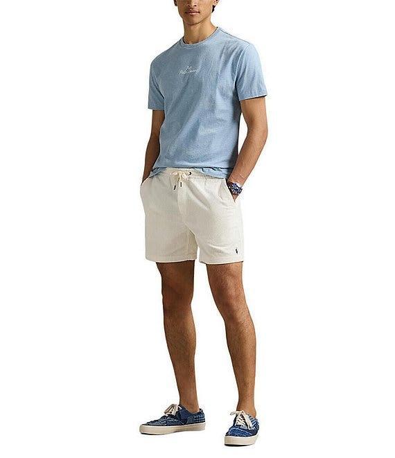 Polo Ralph Lauren Short Sleeve Classic Fit Chain-Stitch Logo Jersey T-Shirt Product Image