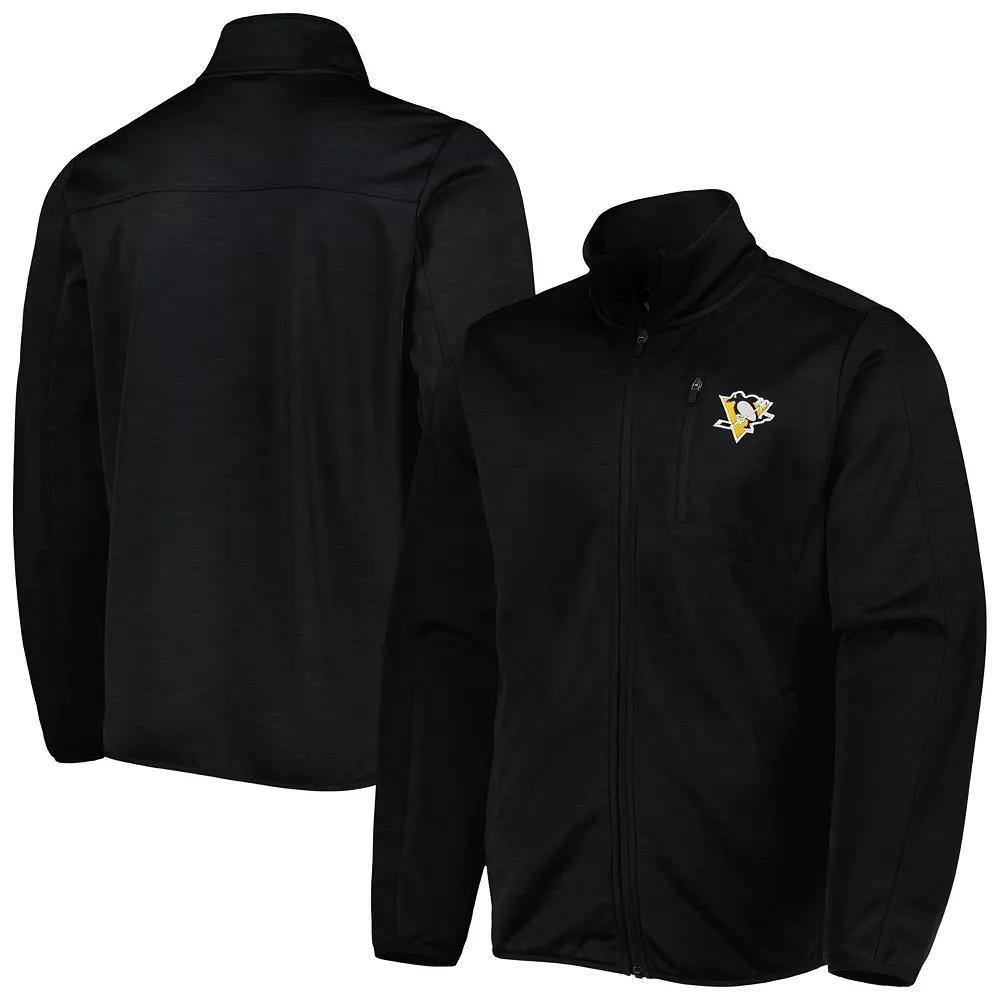 Men's G-III Sports by Carl Banks Black Pittsburgh Penguins Closer Transitional Full-Zip Jacket,  Product Image