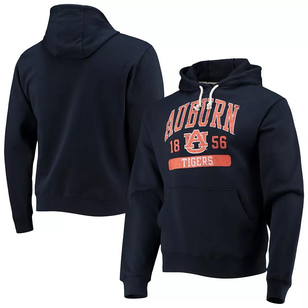 Men's League Collegiate Wear Navy Auburn Tigers Volume Up Essential Fleece Pullover Hoodie,  Product Image