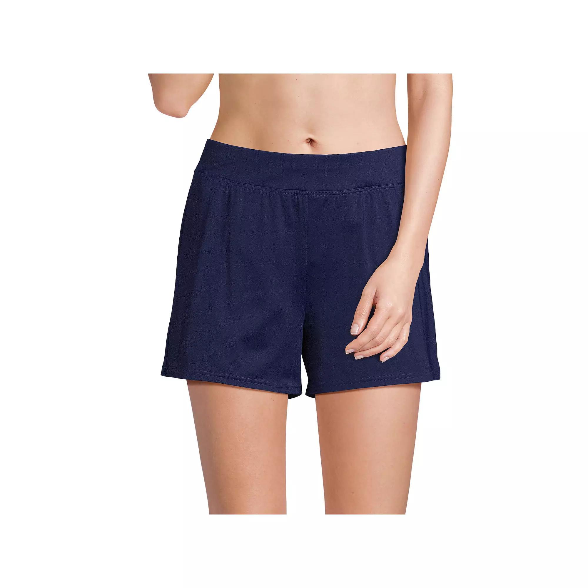 Women's Lands' End 3" Chlorine Resistant Smoothing Control Swim Shorts,  Product Image