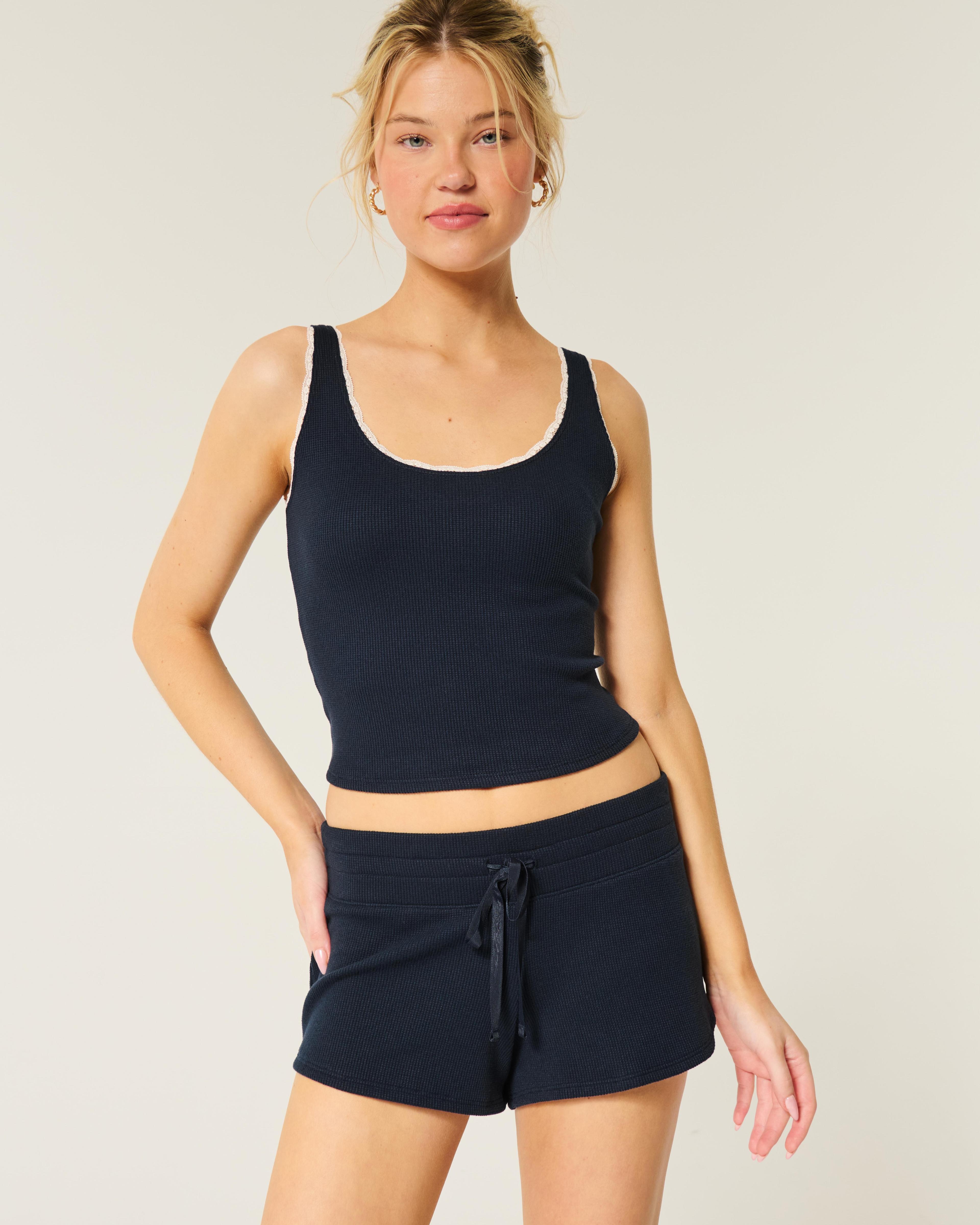 Gilly Hicks Cozy Waffle Shorts Product Image