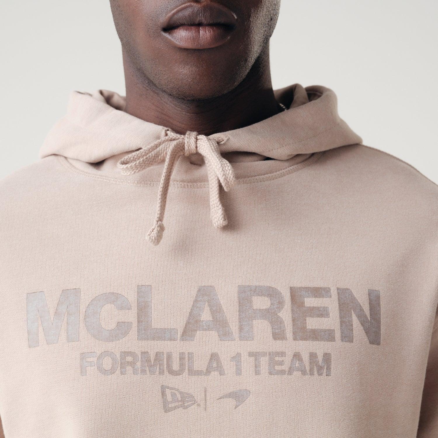 McLaren Formula 1 Team Washed Taupe Hoodie Male Product Image