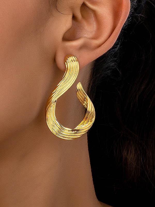 Geometric Drop Earrings Product Image