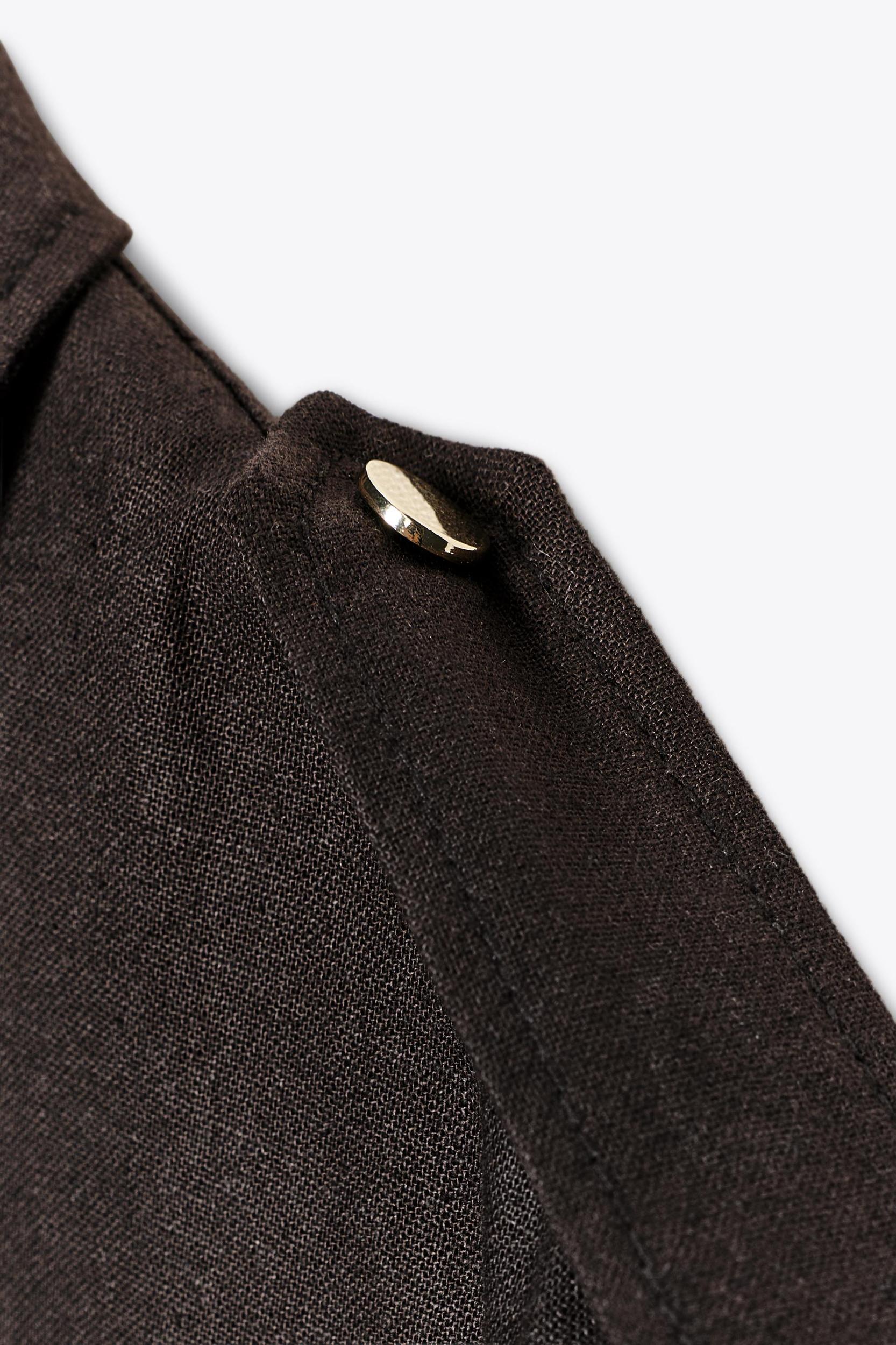 LINEN CARGO VEST Product Image