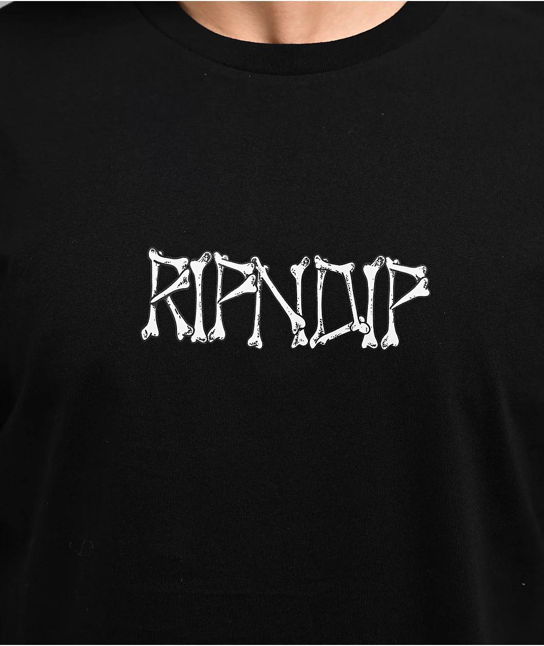 RIPNDIP Bones Black T-Shirt Product Image