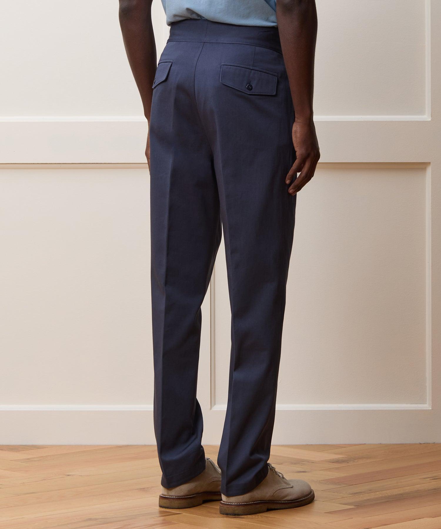Italian Lightweight Cotton Gurkha Trouser Product Image