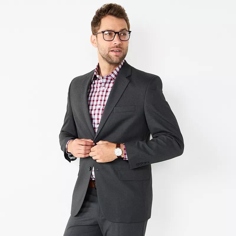 Men's J.M. Haggar® Premium Classic-Fit Stretch Suit Jacket, Size: 40 Short, Dark Gray Weave Product Image